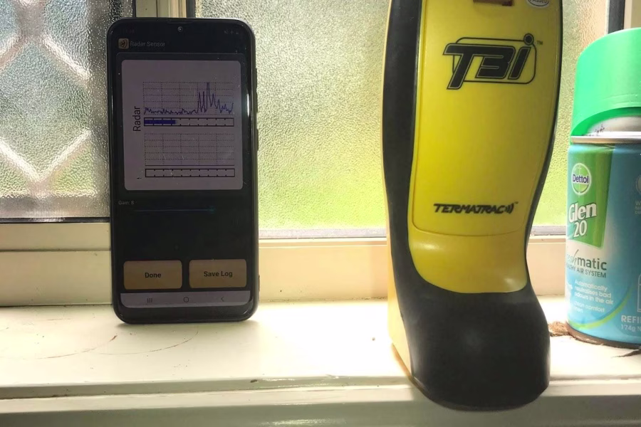 termite inspection movement detection
