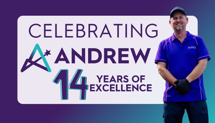 14 years excellence Andrew